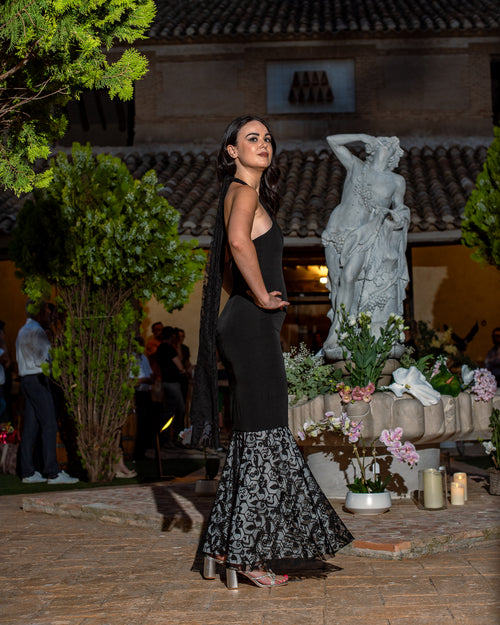 Vestido Magnolia de Ébano